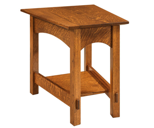 McCoy Open Wedge Shaped End Table