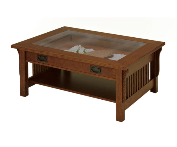 Landmark Glass Top Coffee Table