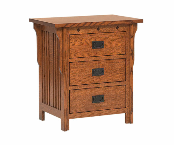 Royal Mission 3 Drawer Nightstand