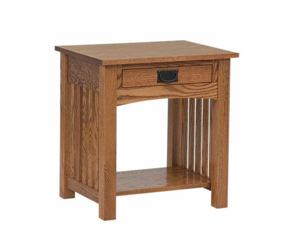 Schwartz Mission Open Slat Nightstand