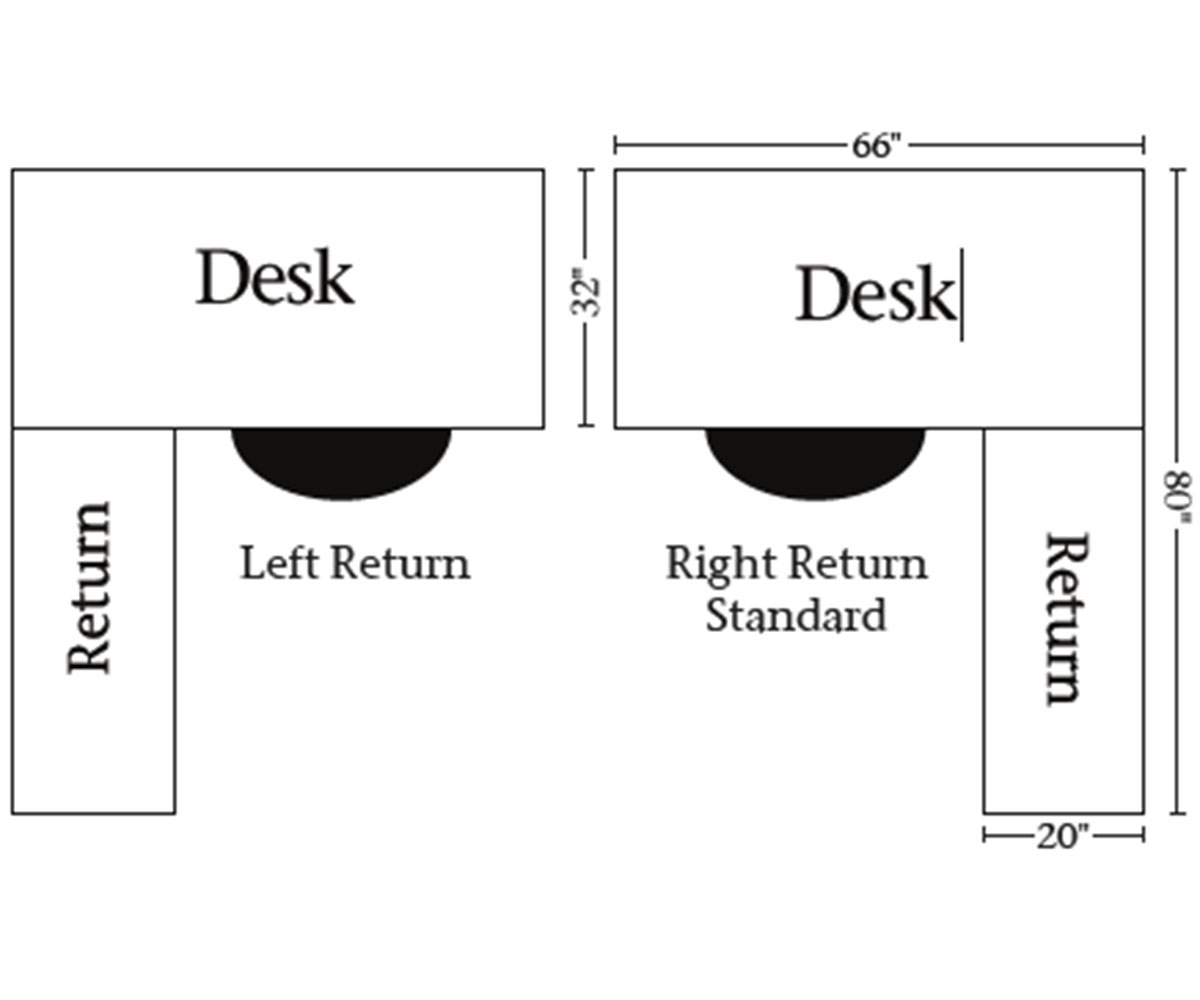 Freemont Mission Corner And Return Desk With Hutch - 66"W - Image 3
