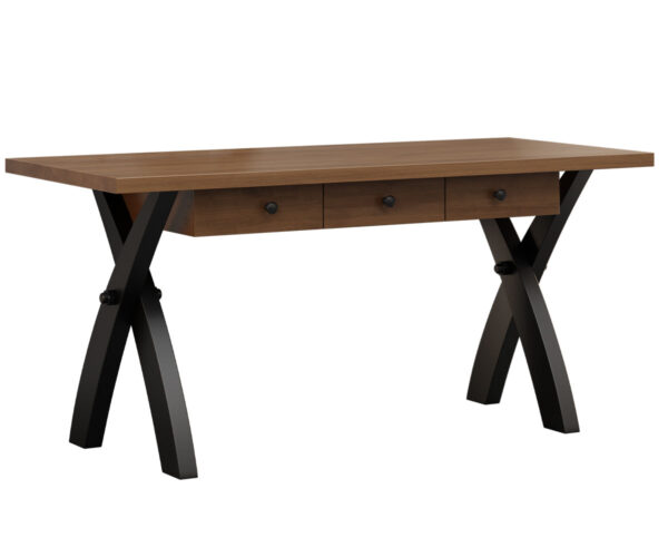 Weston Open Desk with Drawers