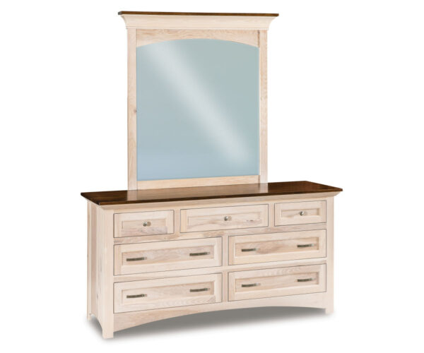 Lincoln 7 Drawer Dresser With Tall Mirror