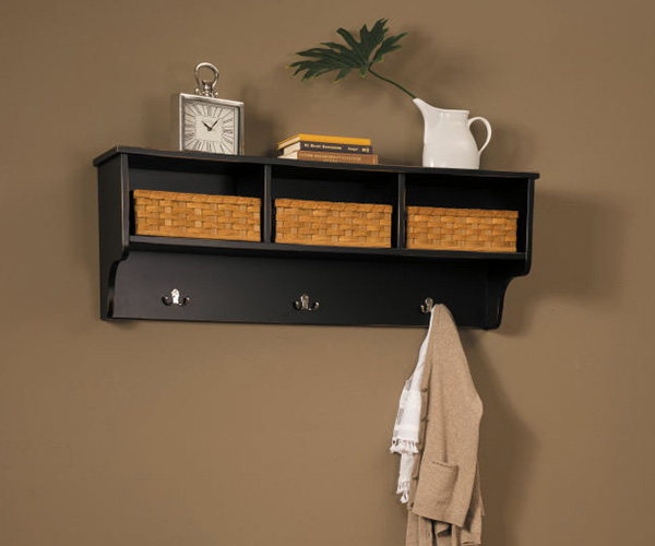Lattice Weave Cubby Shelf