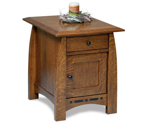 Boulder Creek Enclosed End Table