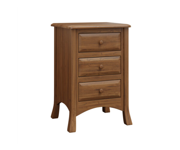 Carlisle 3 Drawer Nightstand