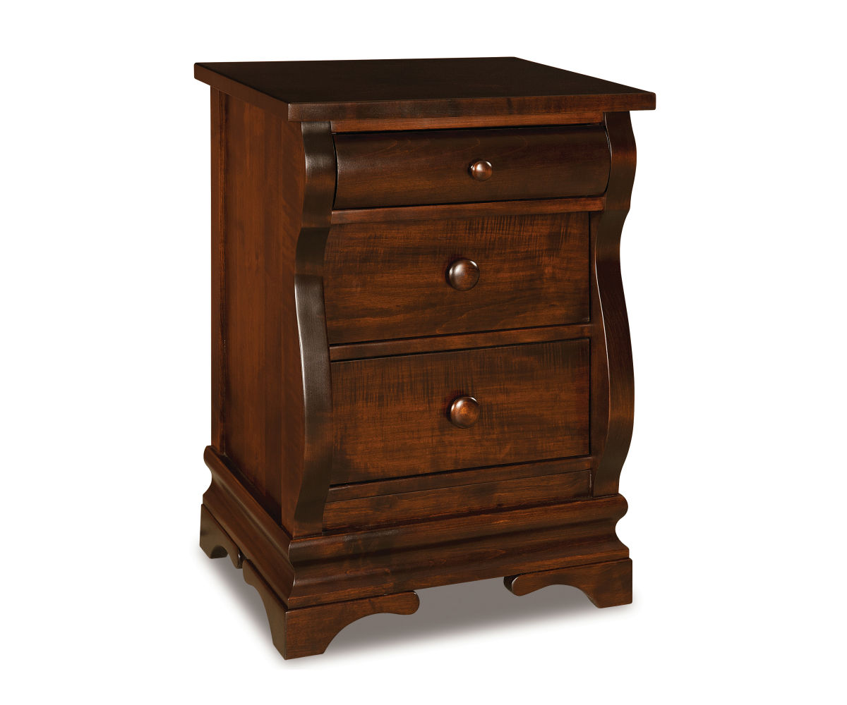 Chippewa Sleigh 3 Drawer Nightstand - 20½"W