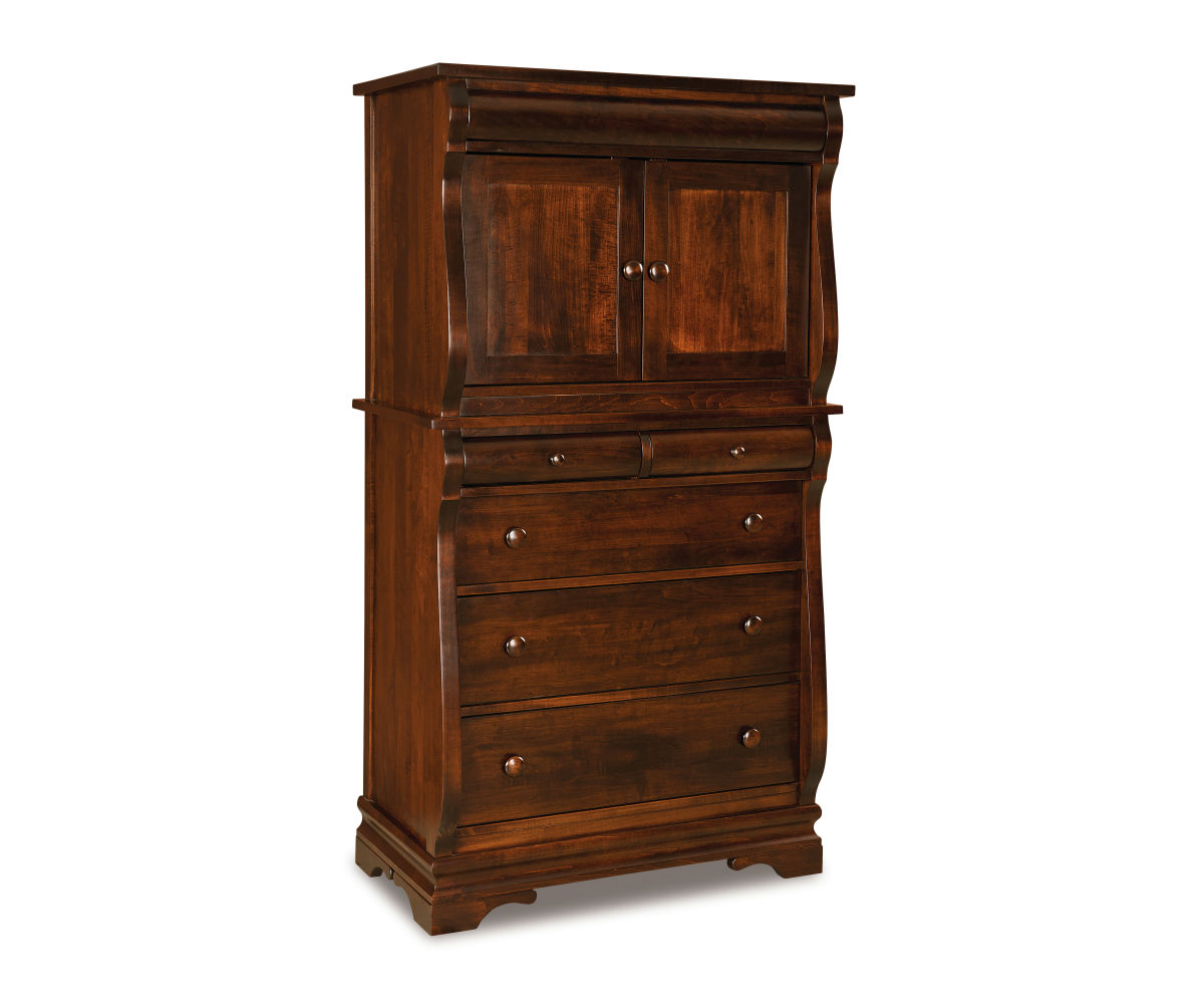 Chippewa Sleigh Chest Armoire - 37¾"W