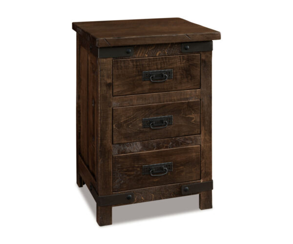Ironwood 3 Drawer Nightstand
