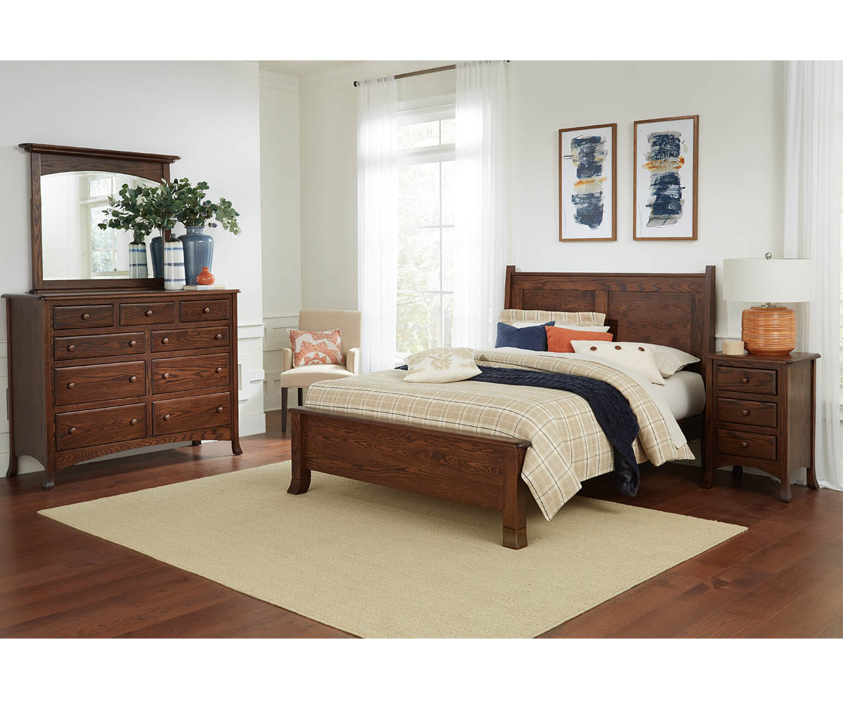 Carlisle 2 Drawer Nightstand - Image 7