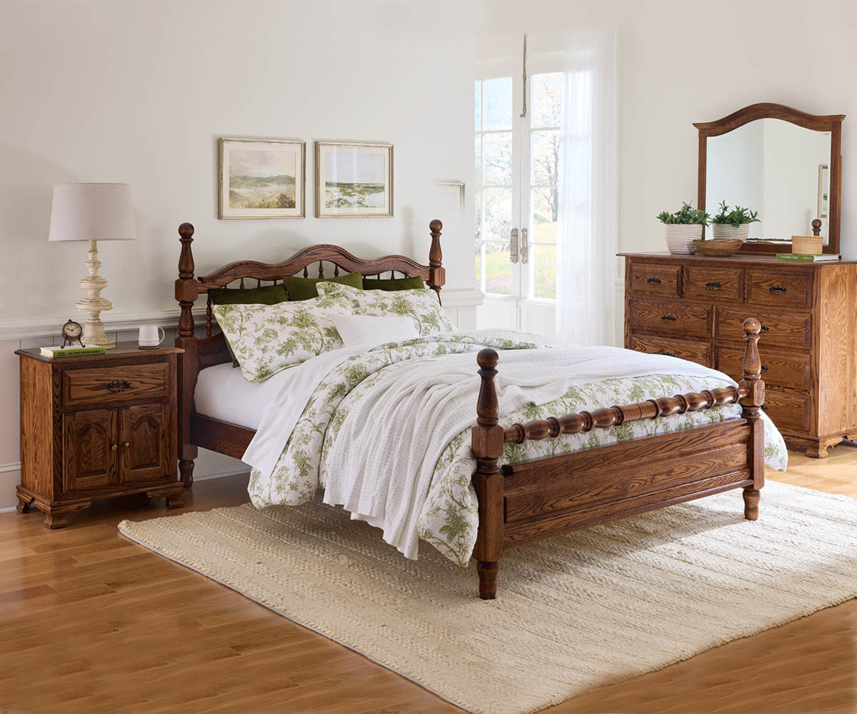 Heritage 2 Drawer Open Nightstand - Image 6