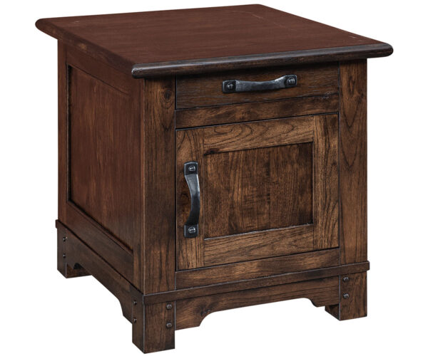 Farmhouse Enclosed End Table
