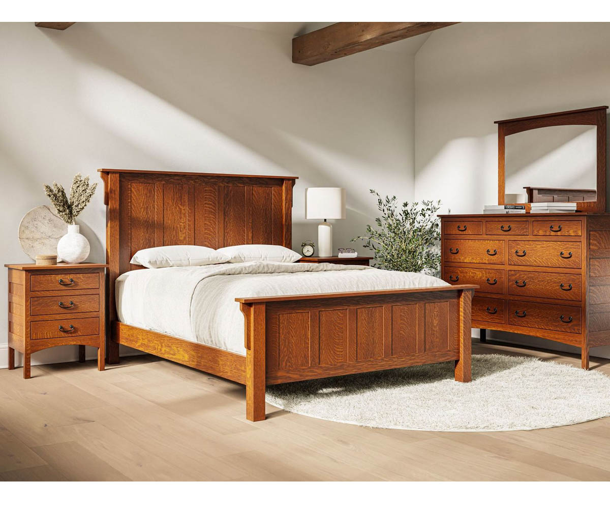 Granny Mission Leg Nightstand - Image 7