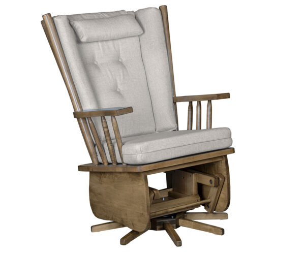 Smooth 4 Post Highback Swivel Glider