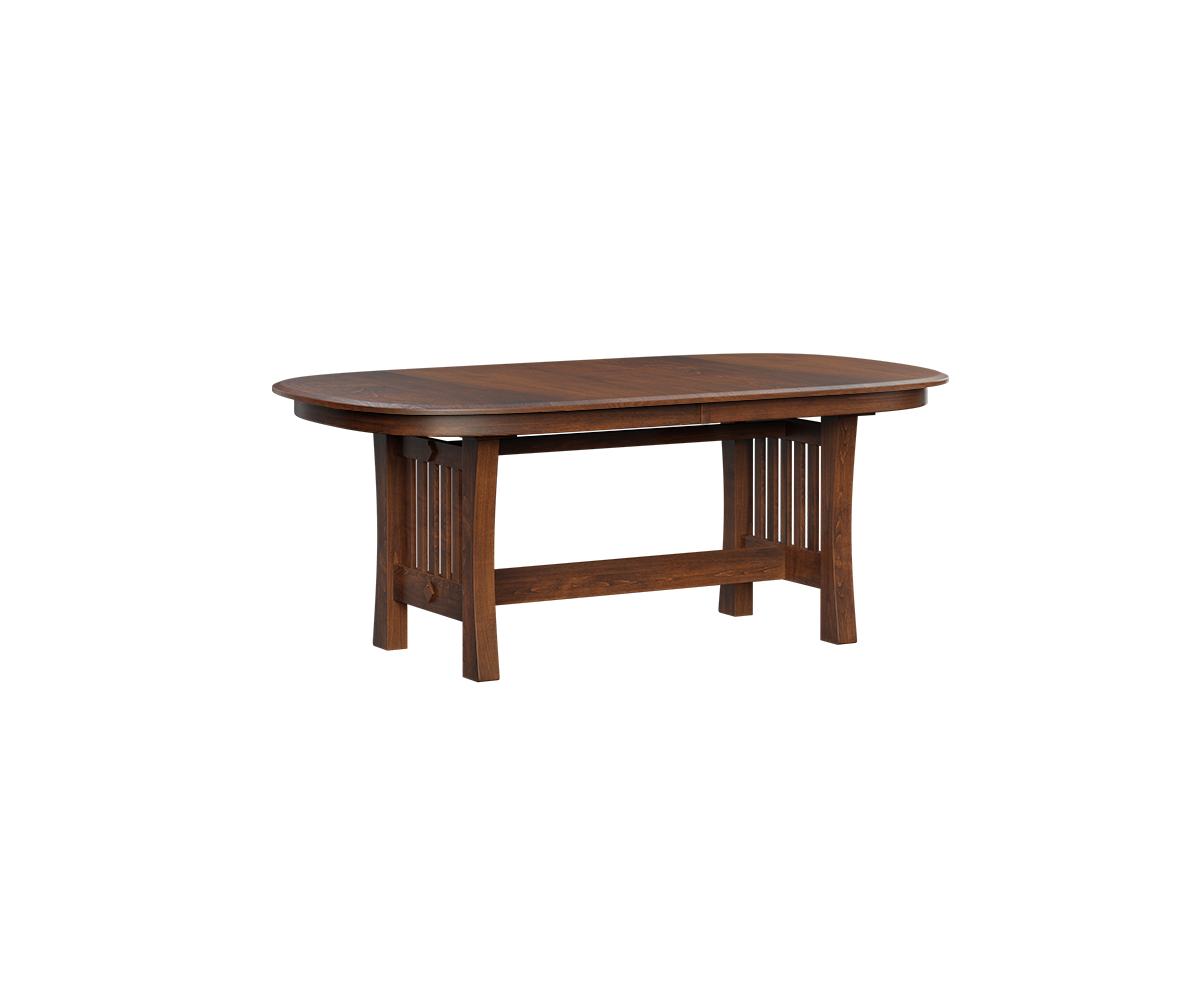 Arts & Crafts Trestle Table