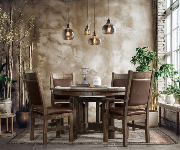 Fort Worth Single Pedestal Table Collection