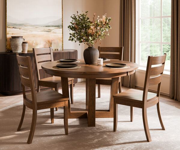 Portland Single Pedestal Table Collection