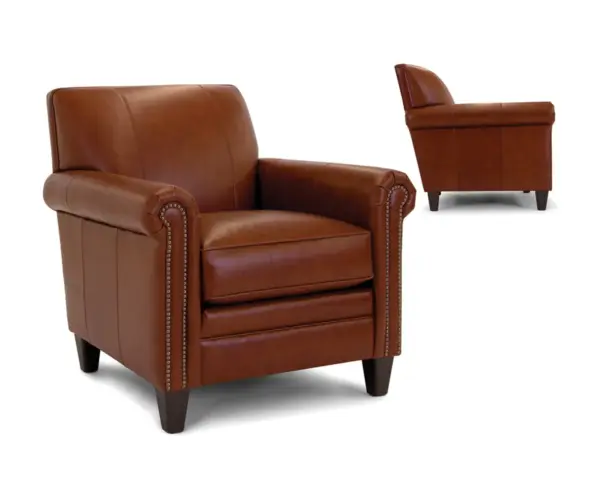 3112 Leather Stationary Chair