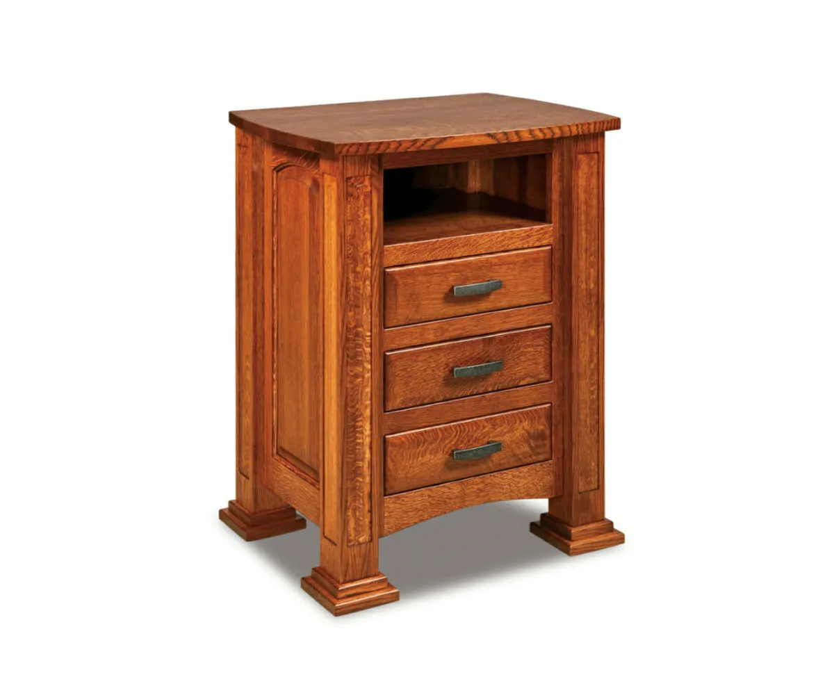 Lexington 3 Drawer Nightstand
