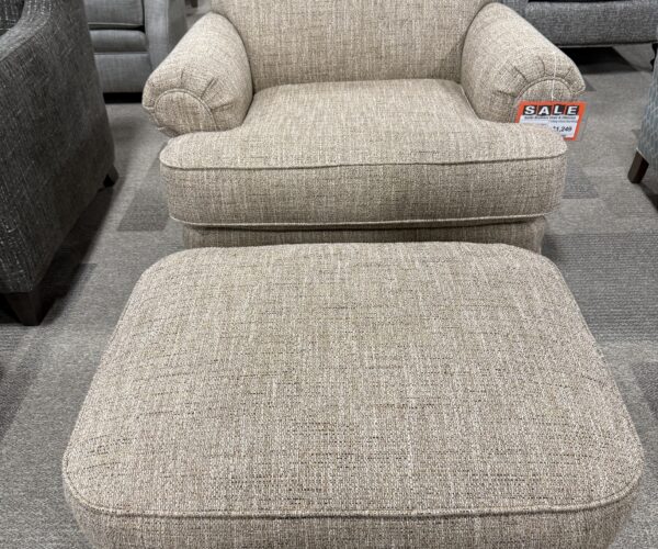 Smith Brothers Chair & Ottoman- $1,249.00